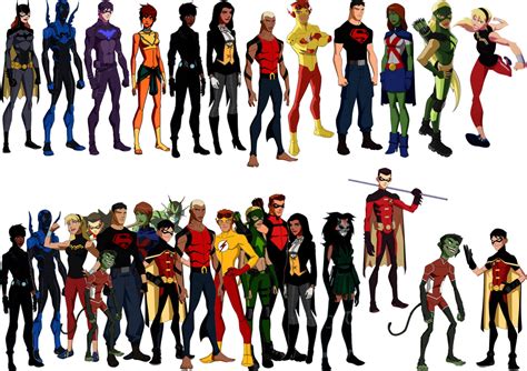 r youngjustice|young justice main characters.